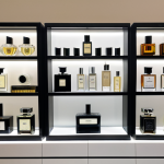 Sophisticated Fragrance Display**

"A well-lit display showcasing various perfume bottles from niche and luxury brands like Diptyque, Jo Malone London, Creed, and Amouage. The bottles are elegantly arranged on a clean, modern surface, highlighting their unique designs. The scene is set in a high-end boutique, with soft lighting emphasizing the bottles' details. safe for work, appropriate content, fully clothed (no people present), professional, well-composed, high resolution."

**