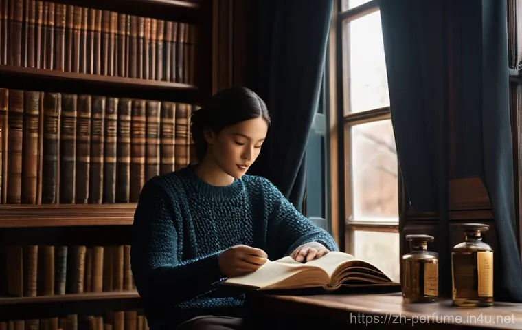 향수 향기 노트 이해하기 - **Prompt 1: Floral Romance**
    "A young woman, elegantly dressed in a delicate, flowing pastel pin...