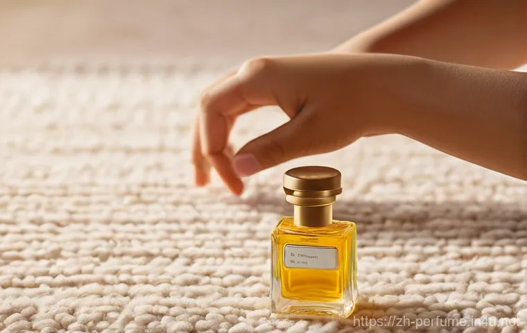 향수 관련 앱 추천 - **Prompt:** A diverse group of three young adults, aged around 18-24, are gathered comfortably aroun...